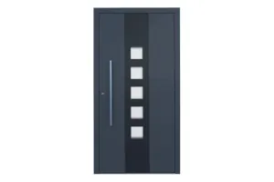 Exterior aluminum doors